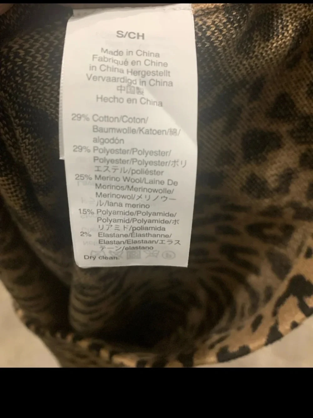 J. Crew Leopard Print Long Sleeve Shift Dress - Black & Tan